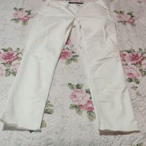 White Calvin Klein Jeans Women Straight Leg Jeans